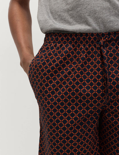Geometrik Desenli Pijama Takımı