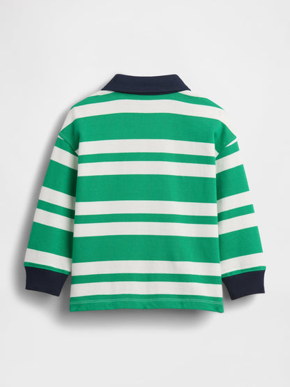 Yeşil Robert Indiana Love Rugby Polo T-shirt