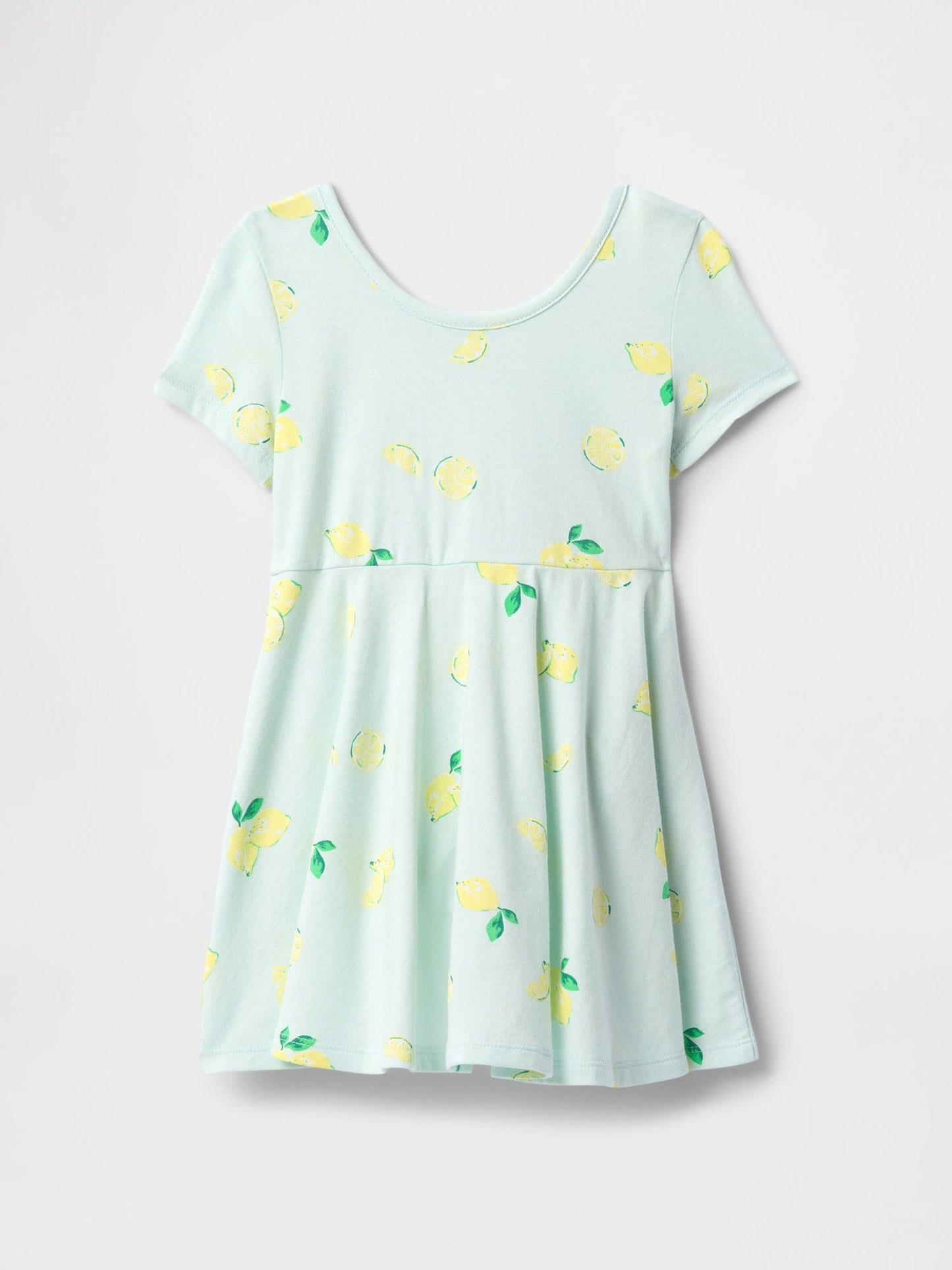 Limon Desenli Mix & Match Twirl Elbise
