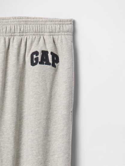 Gri Gap Logo Fransız Havlu Kumaş Jogger Eşofman Altı