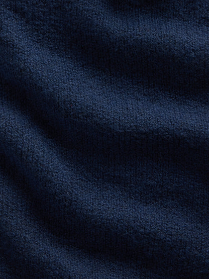 Lacivert Cashsoft Fermuarlı Sweatshirt