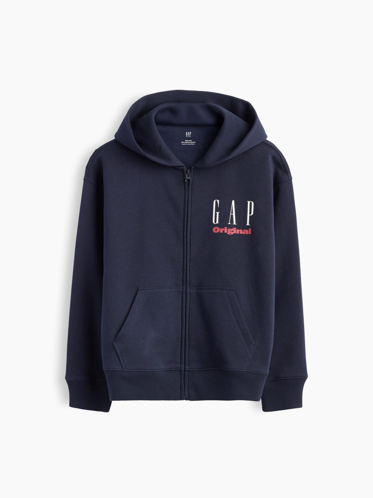 Lacivert Vintagesoft Logo Fermuarlı Sweatshirt