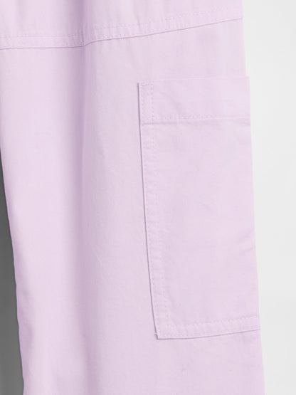 Lila Kids Pull-on Relaxed Denim Kargo Pantolon