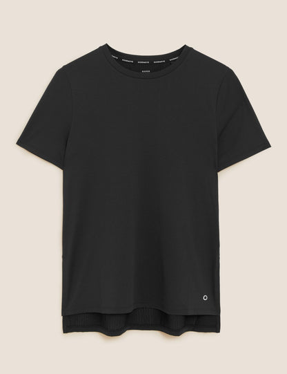 File Detaylı Kısa Kollu T-shirt