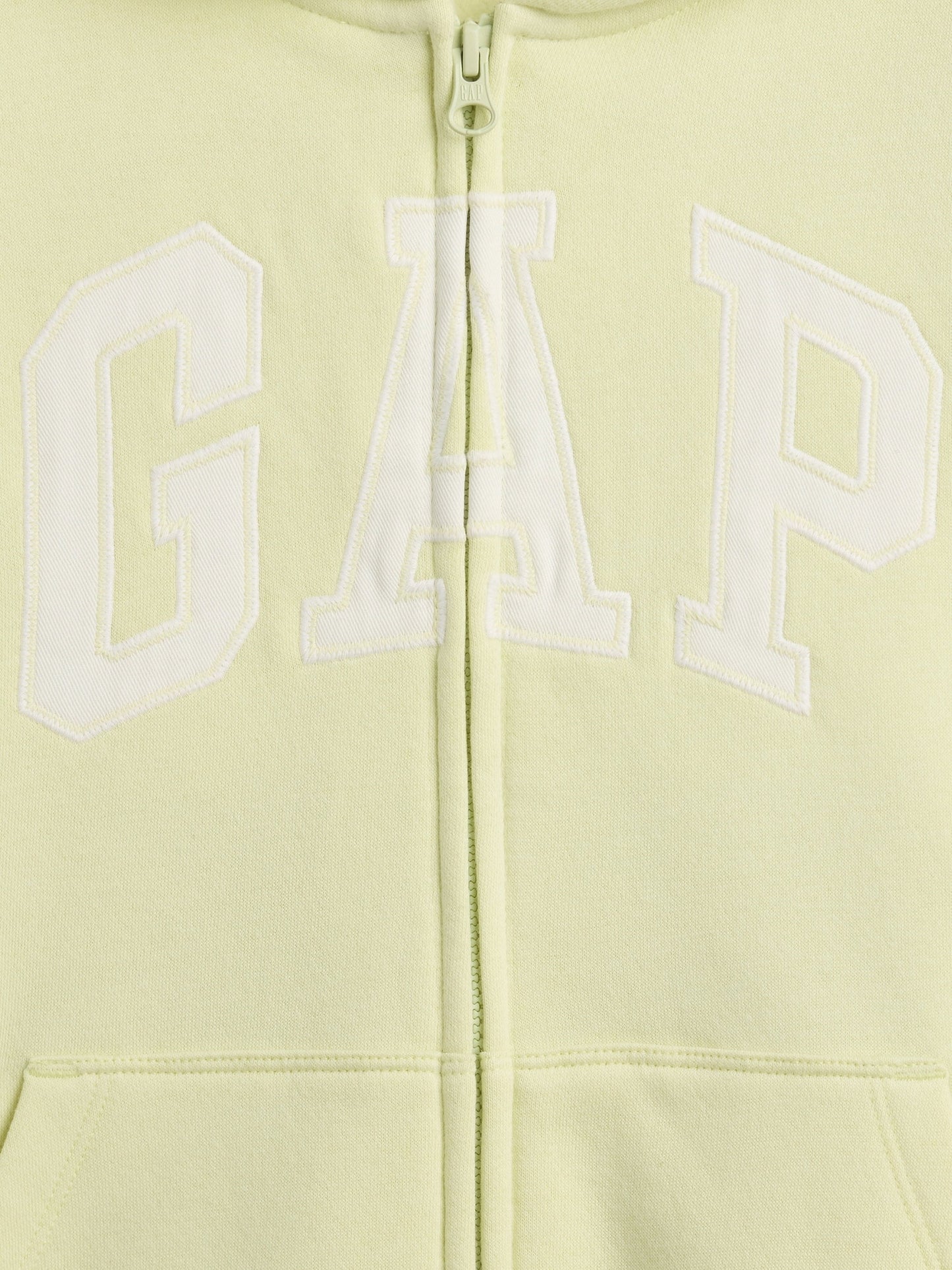 Açık Yeşil Vintagesoft Logo Fermuarlı Sweatshirt