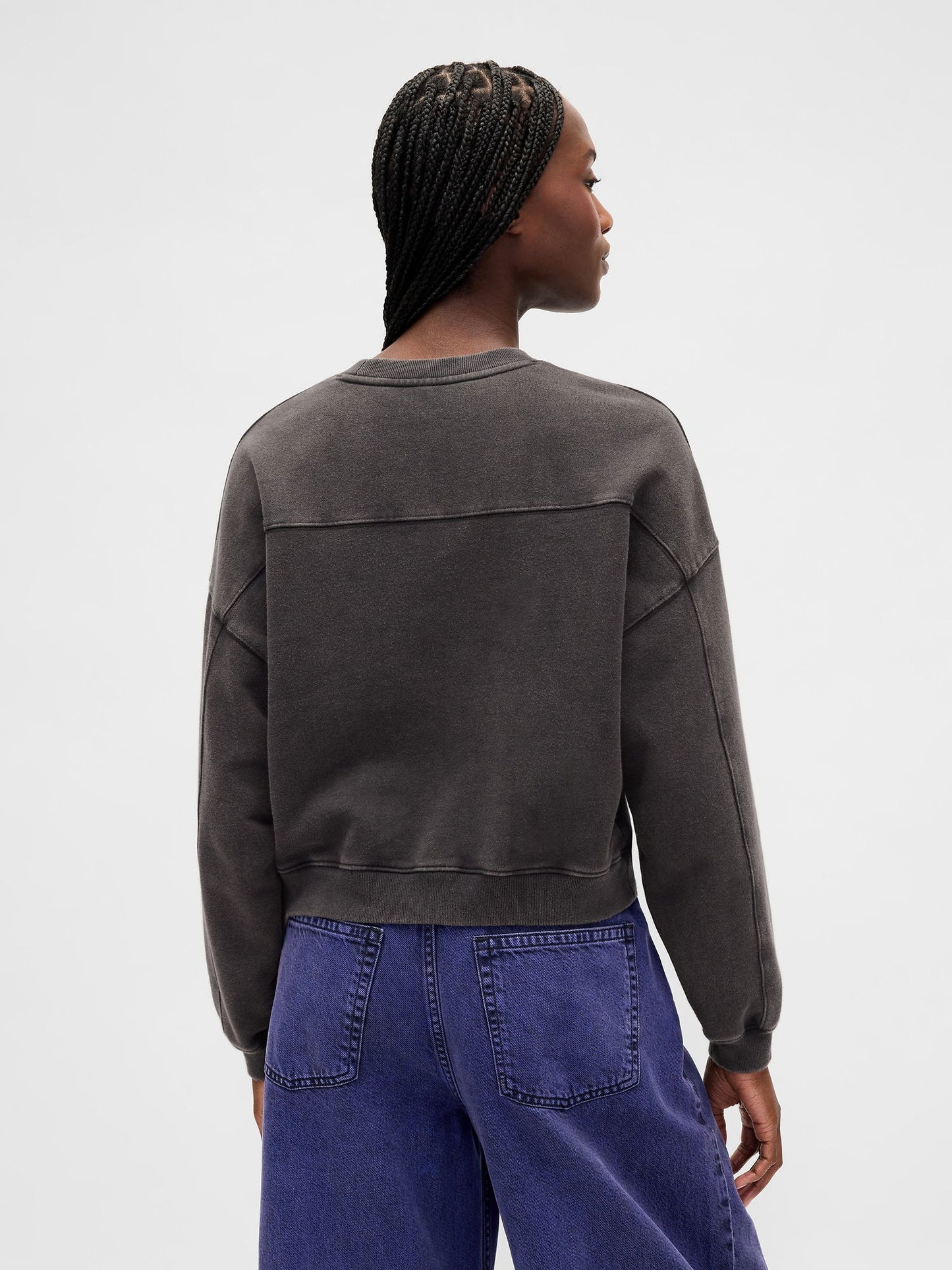 Siyah Gap × Disney Tim Burton’un Ölümcül Kabus Öncesi Sweatshirt Skull