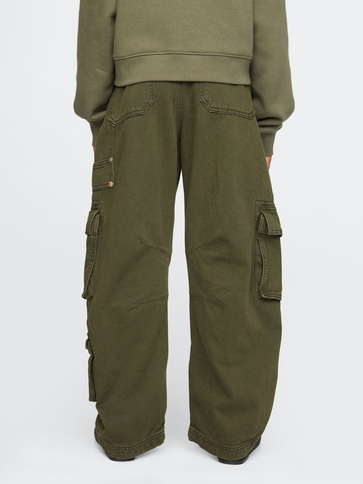 Haki Gap × Cult Gaia Kargo Barrel Pantolon