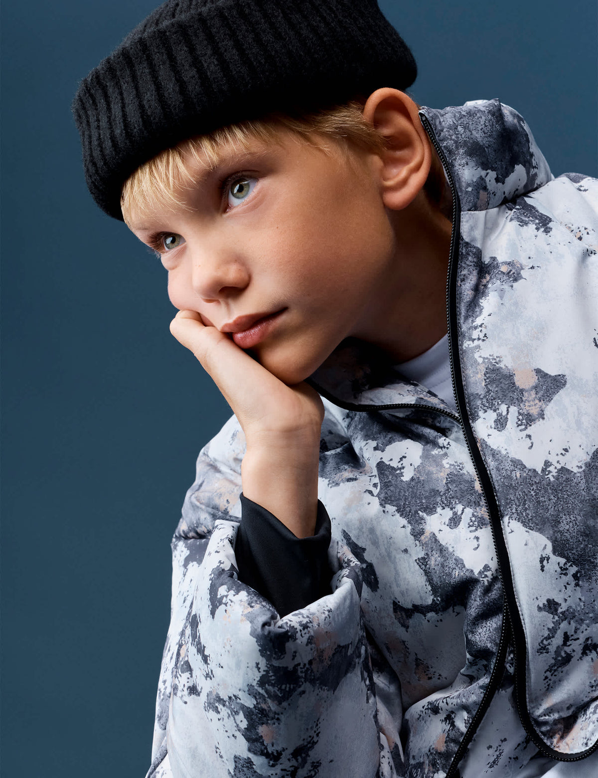 Stormwear Kamuflaj Desenli Kapitone Mont
