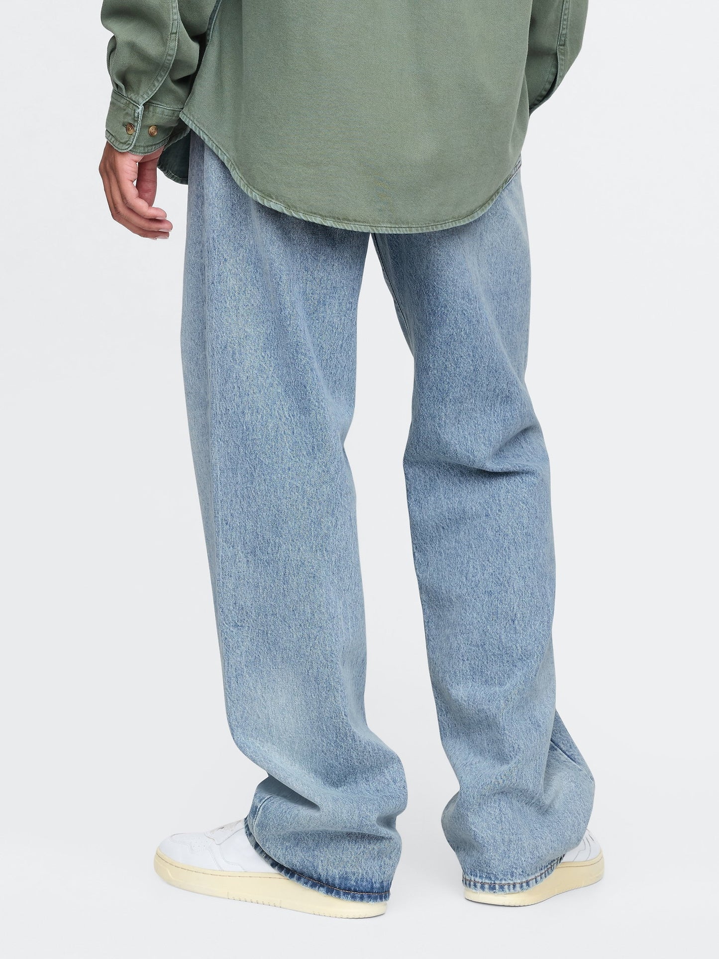 Açık Mavi '90s Loose Jean Pantolon