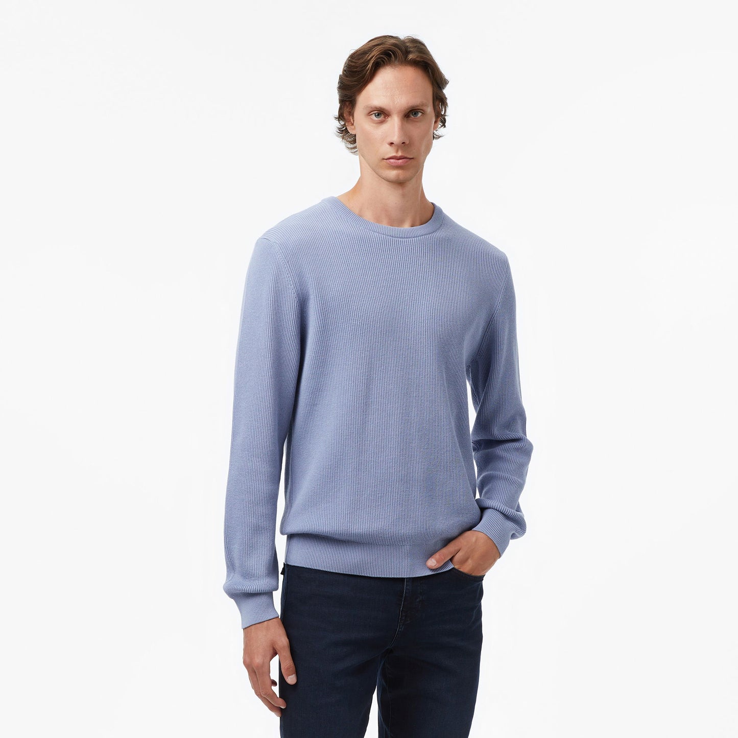 Nautica Erkek Mavi Classic Fit Kazak