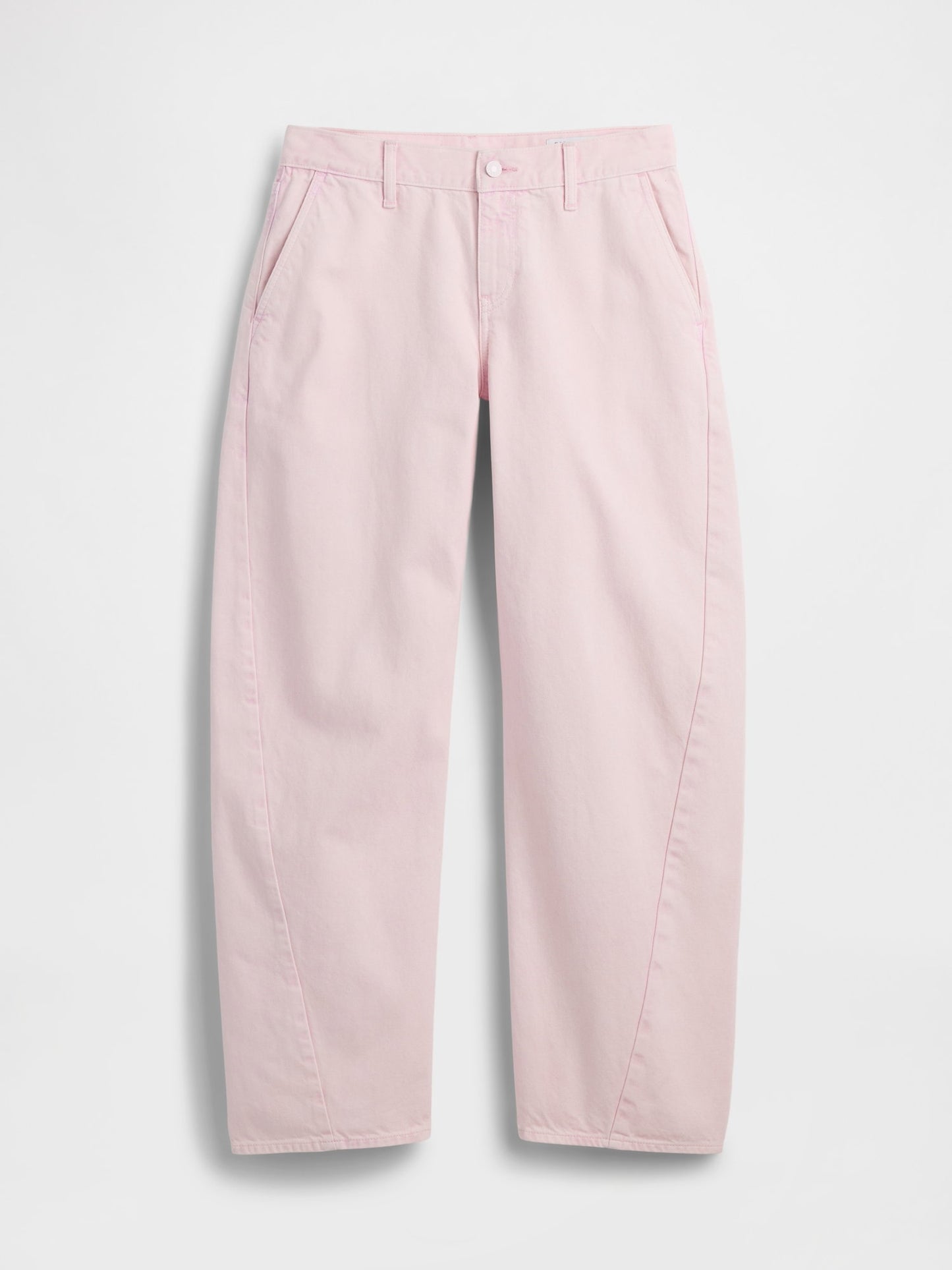 Açık Pembe Gap × Hfr Low Rise Pink Baggy Barrel Jean Pantolon By Nicole Benefield Portfolio