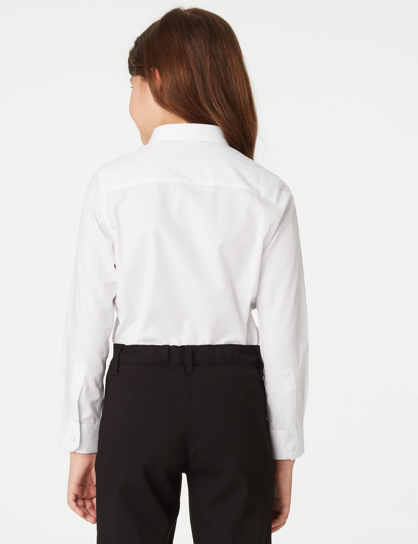 2'li Slim Fit Uzun Kollu Okul Gömleği (2-18 Yaş)