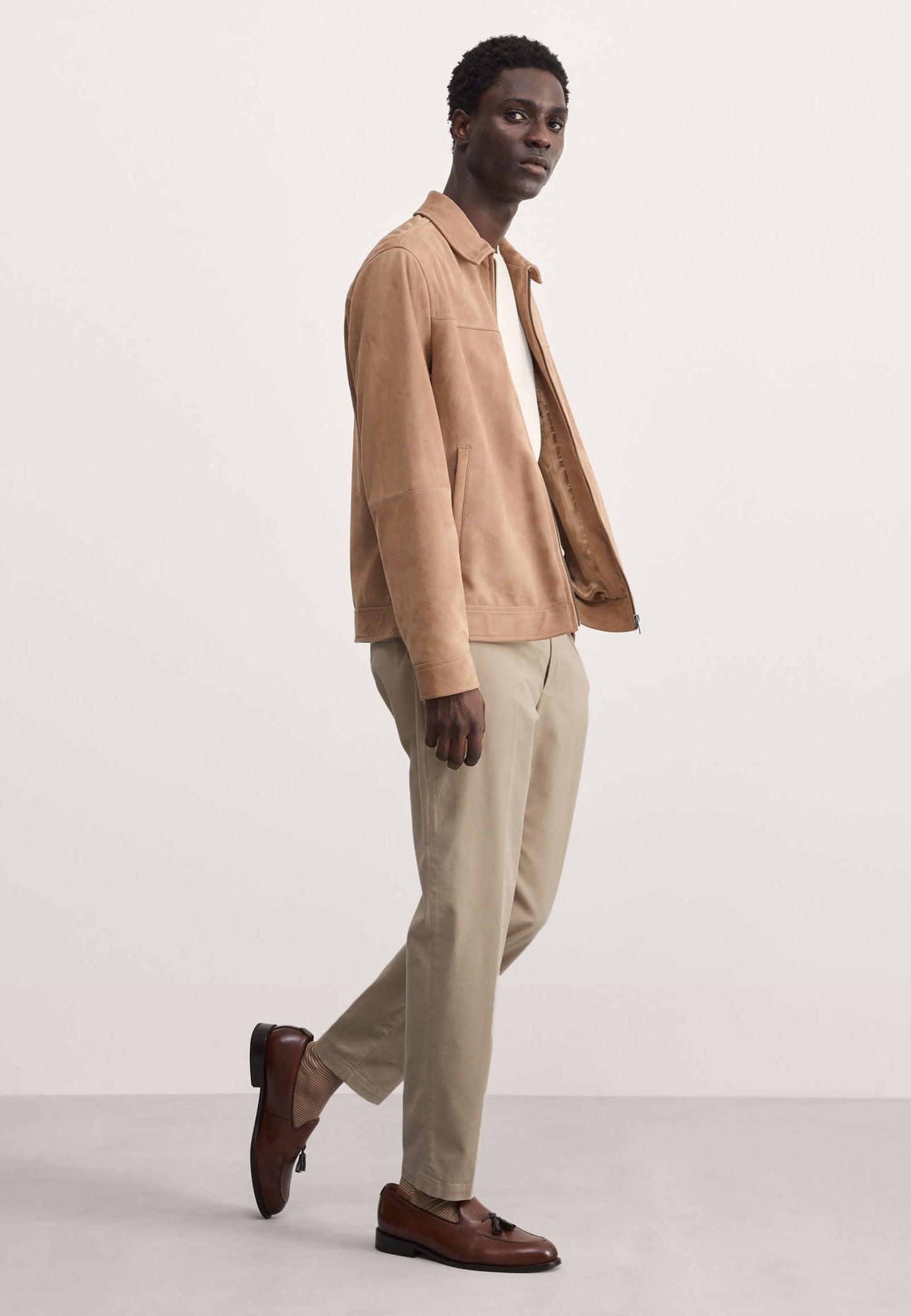 Tapered Fit Italian Chino Pantolon