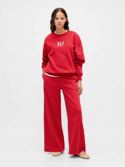 Kırmızı Vintagesoft Nap Logo Sweatshirt
