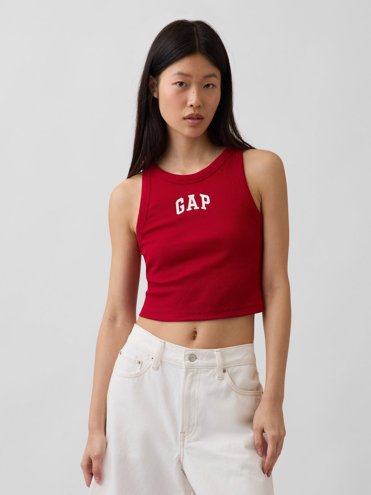 Kırmızı Gap Logo Crop Atlet
