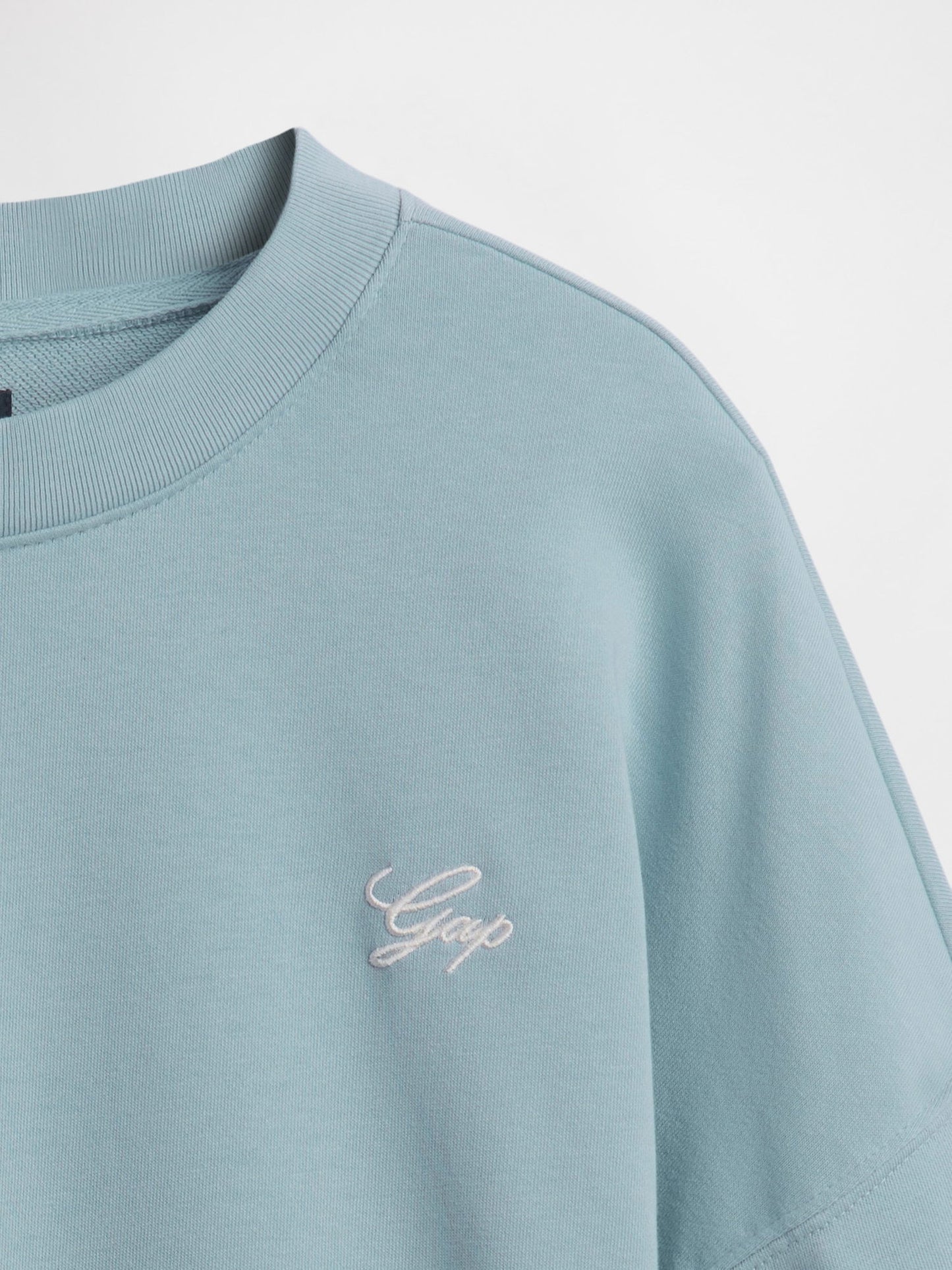 Açık Mavi Vintagesoft Gap Logo Bungee Sweatshirt