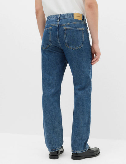 Relaxed Fit Düz Paça Jeans
