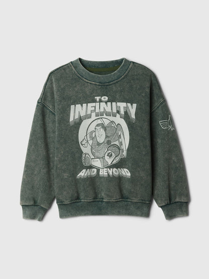 Koyu Yeşil Gap × Disney Vintage Soft Buzz Lightyear Fleece Sweatshirt