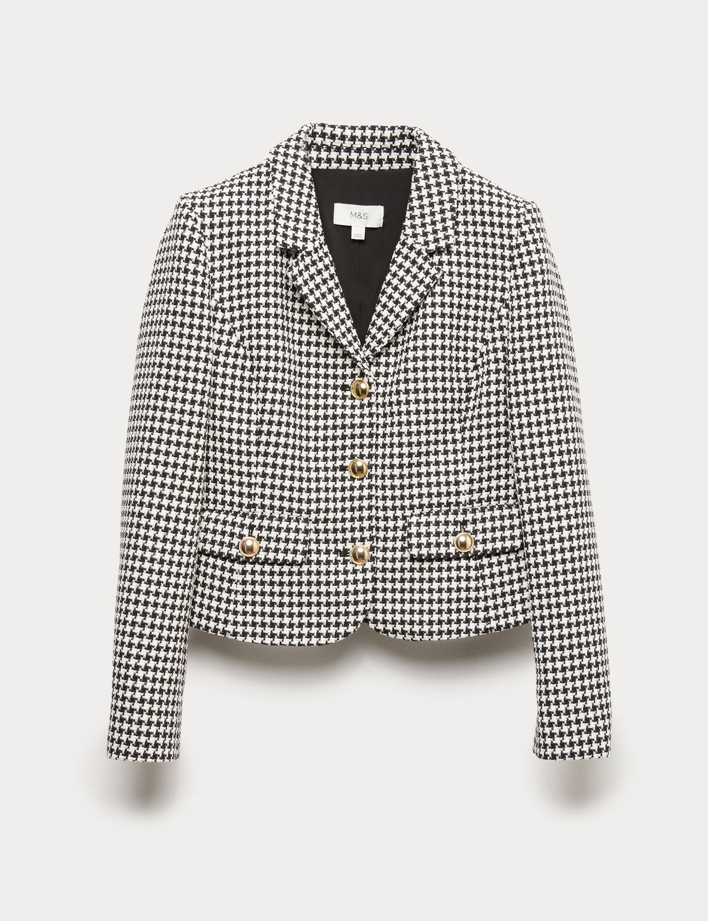 Pamuk Karışımlı Tweed Ceket