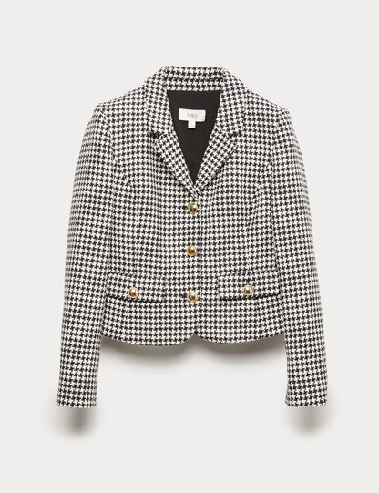 Pamuk Karışımlı Tweed Ceket
