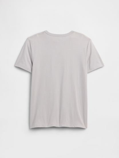 Açık Gri Gap Logo T-shirt