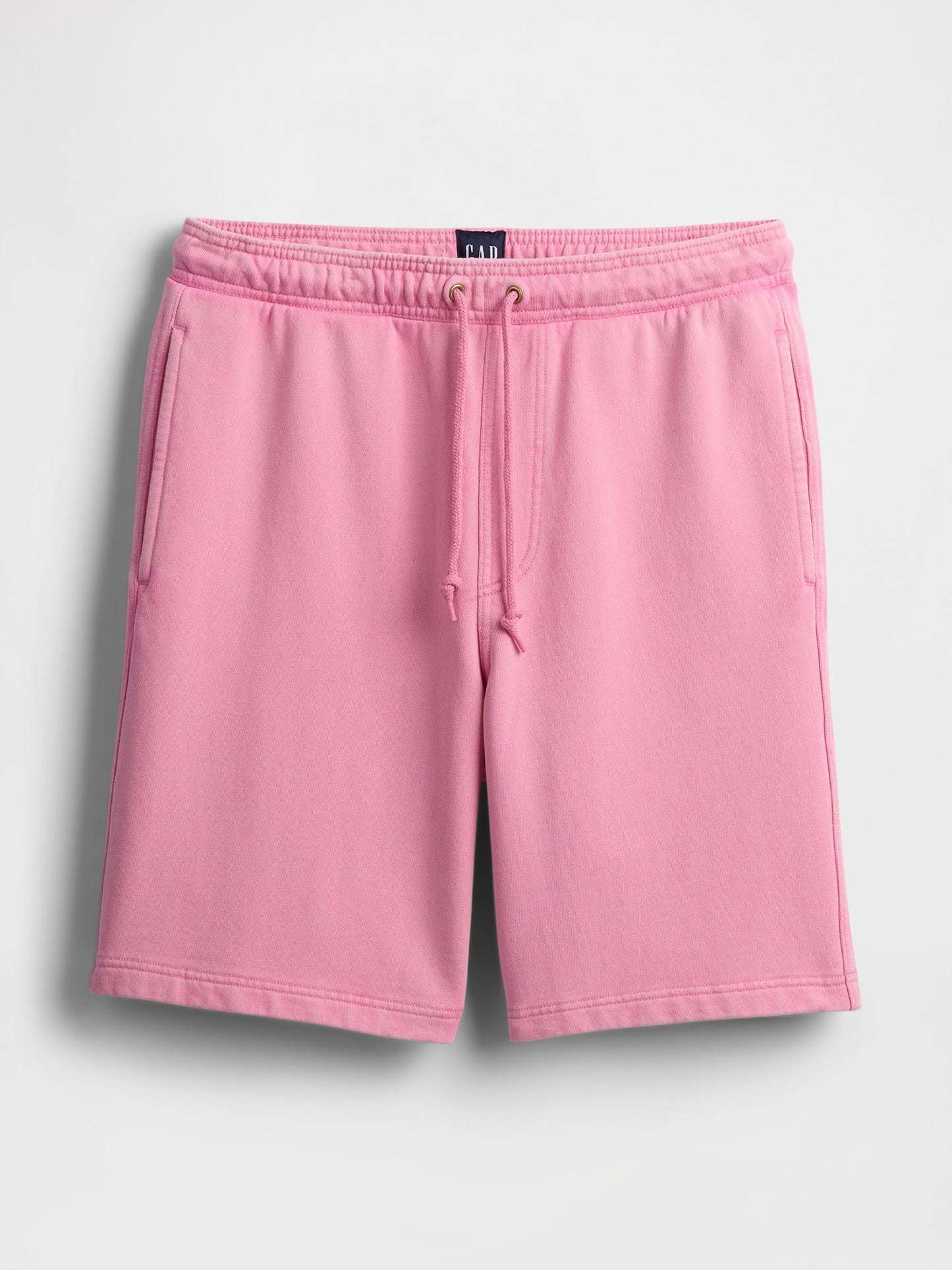 Pembe Heavyweight Fransız Havlu Kumaş Şort