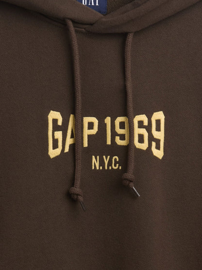 Kahverengi Heavyweight 1969 Logo Sweatshirt