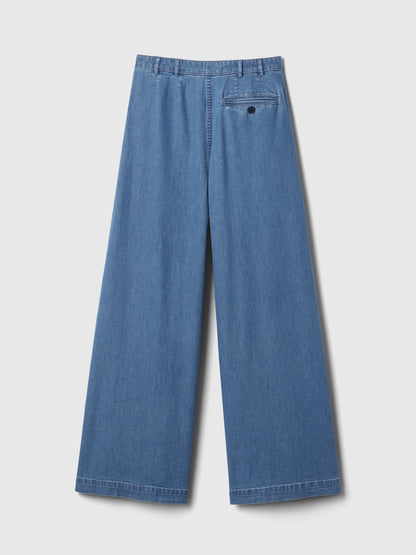 Mavi Gap × Dôen High Rise Wide Leg Jean Pantolon