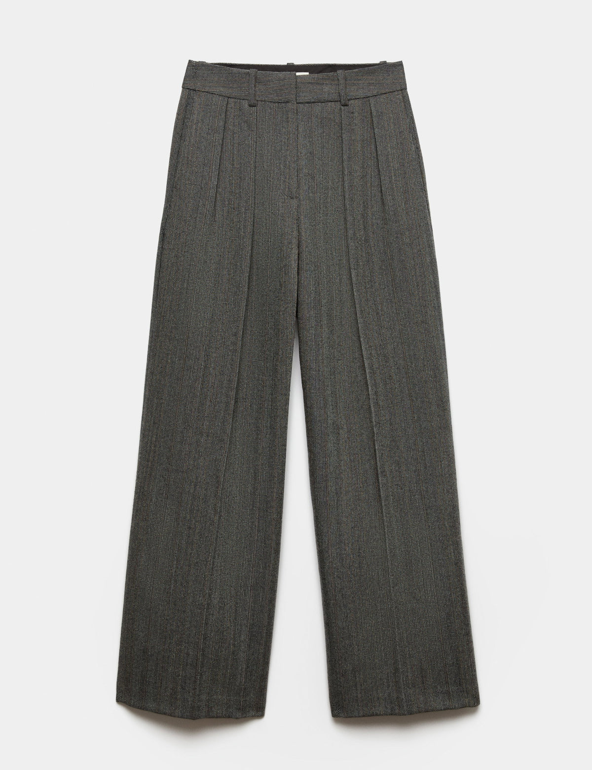 Desenli Bol Paça Pantolon