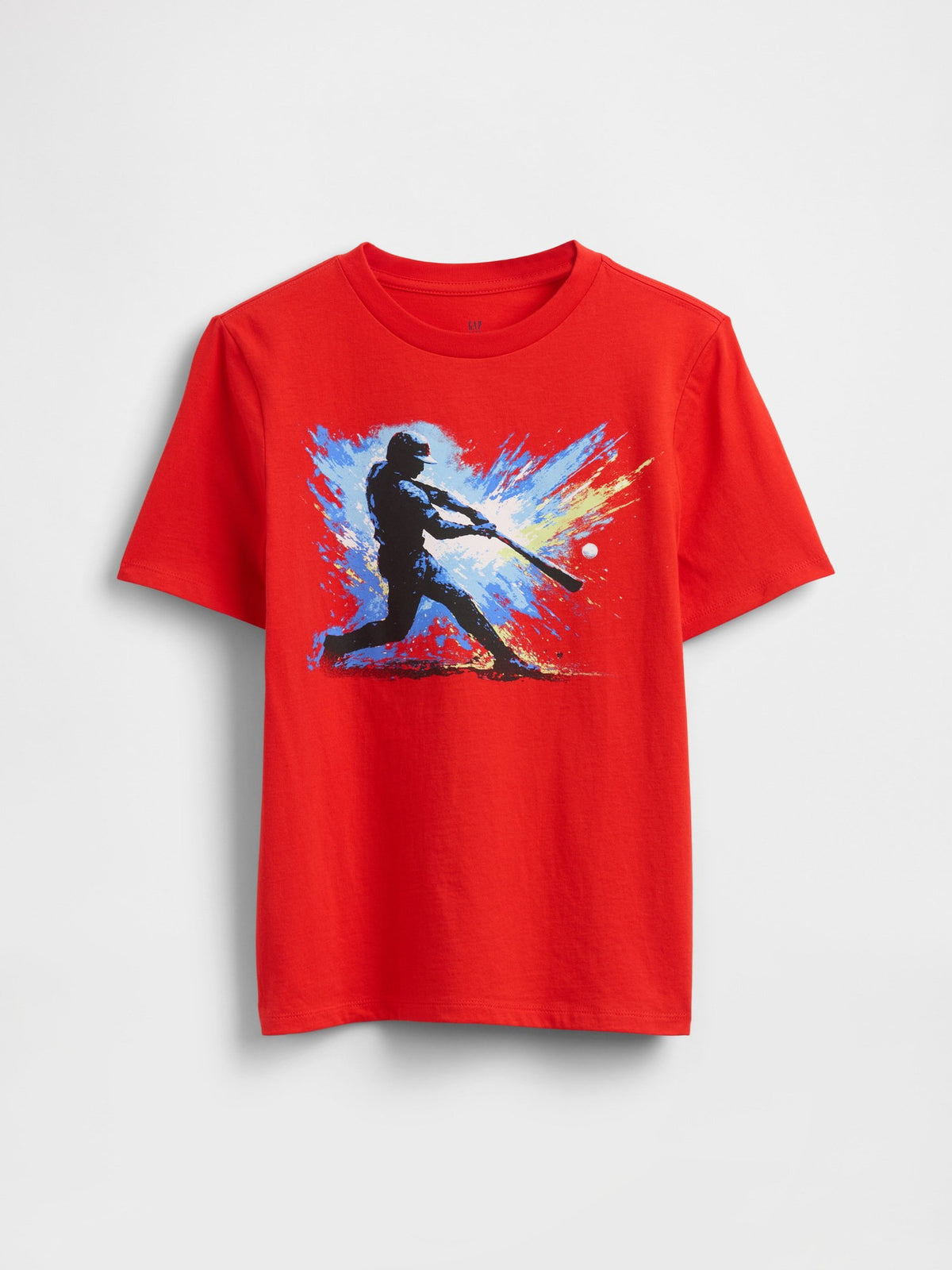 Gri Grafik Baskılı T-shirt