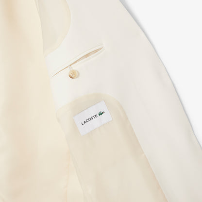 Lacoste Kadın Relaxed Fit Krem Blazer