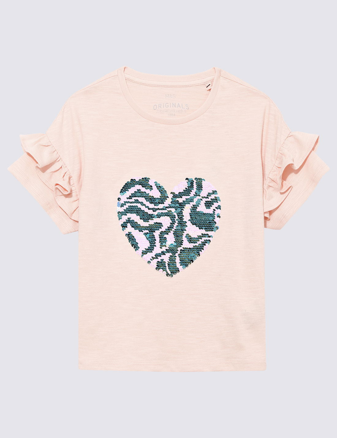 Saf Pamuklu Kısa Kollu T-shirt (2-8 Yaş)