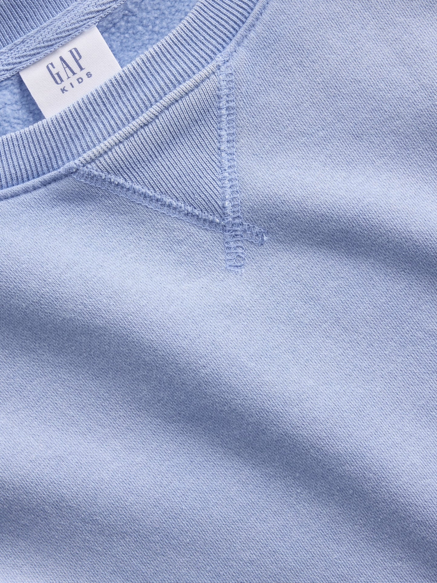 Açık Mavi Vintagesoft Oversized Tunik Sweatshirt