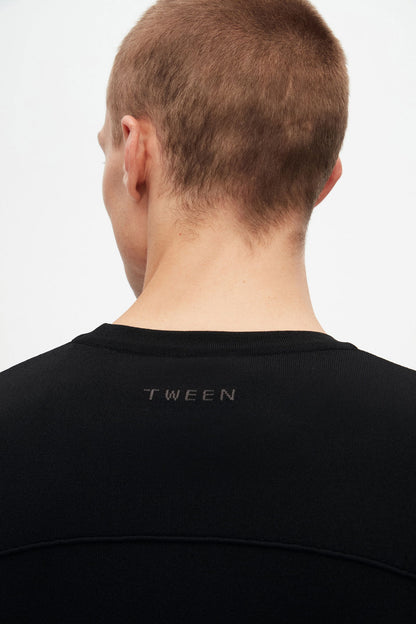 Tween Slim Fit Siyah Rayon Kazak