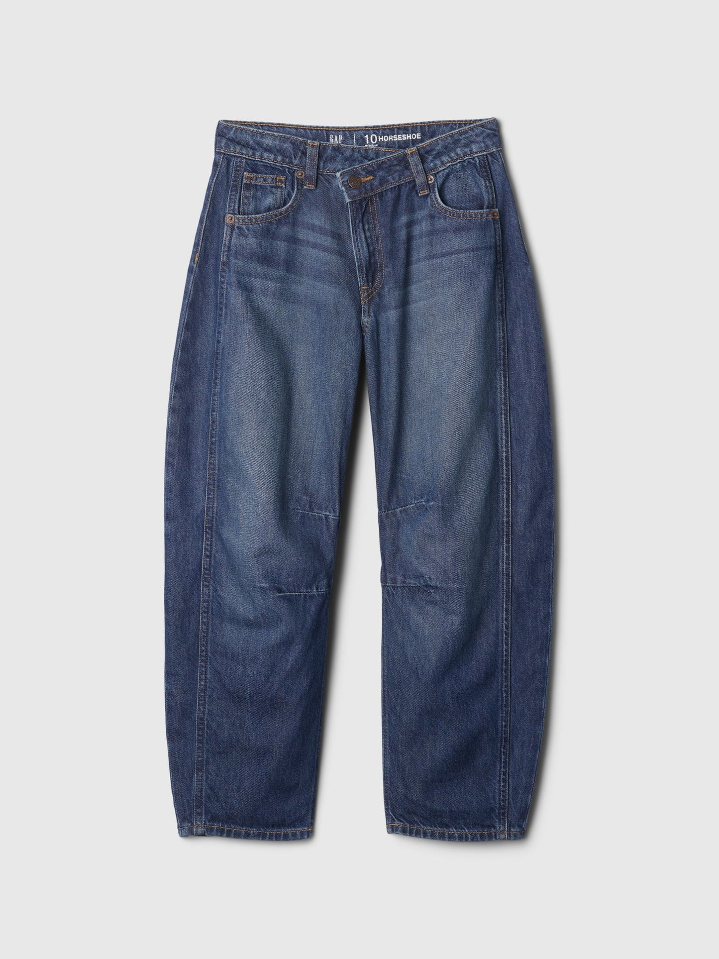 Koyu Mavi Horseshoe Jean Pantolon
