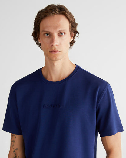 Emboss C-neck T-shirt