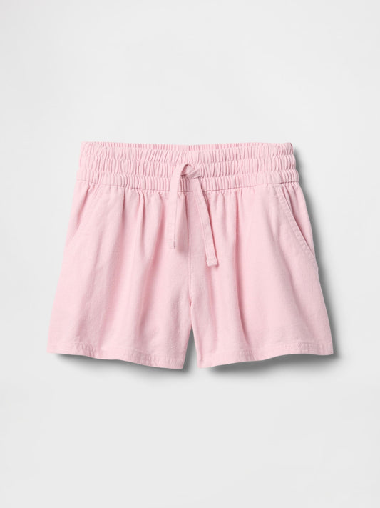 Pembe Bağcıklı Easy Şort