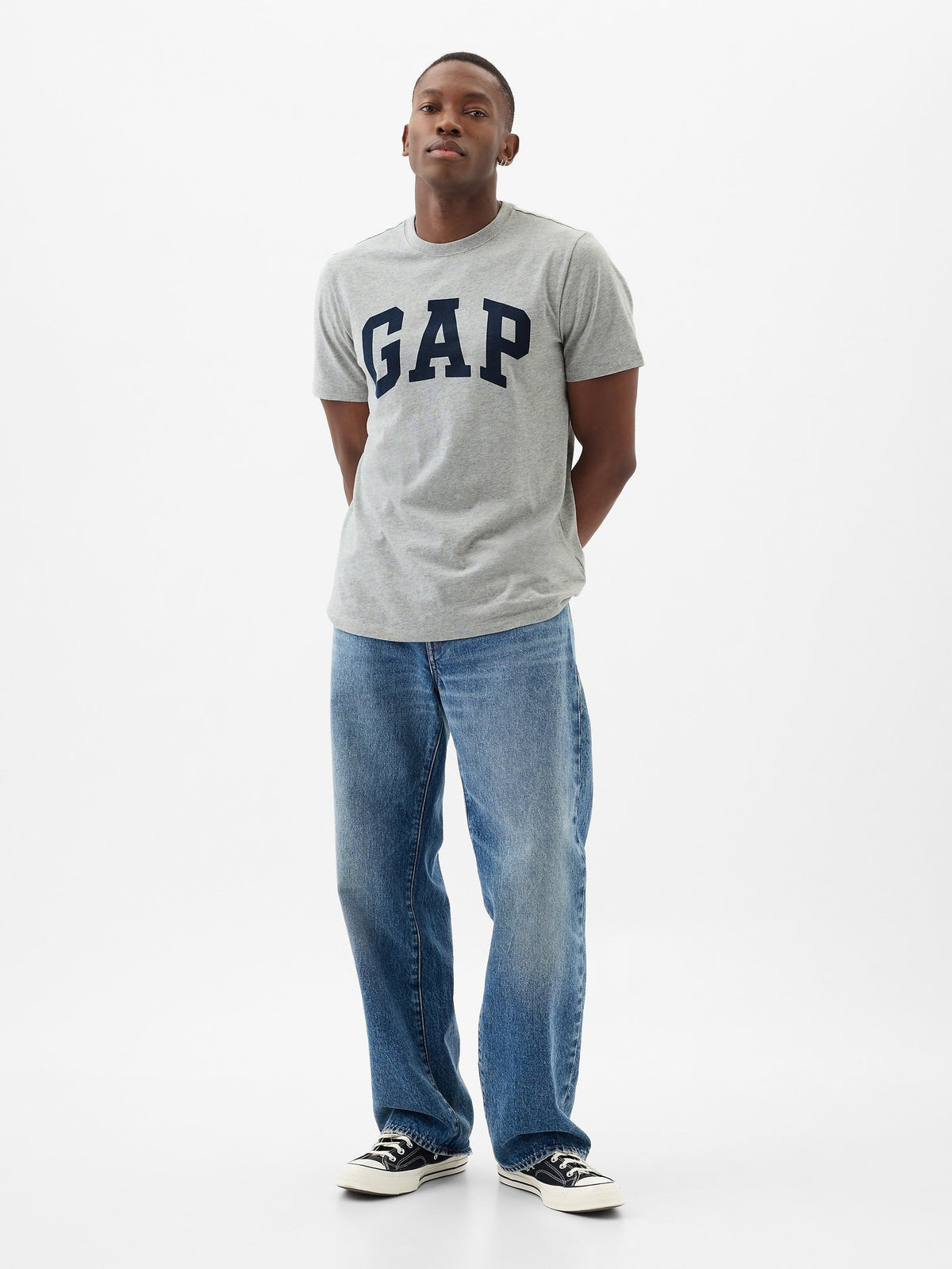 Gri Everyday Soft Gap Logo T-shirt
