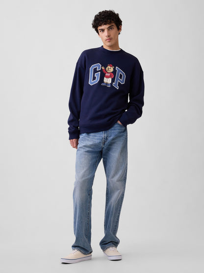 Lacivert Relaxed Brannan Bear Gap Logo Sweatshirt