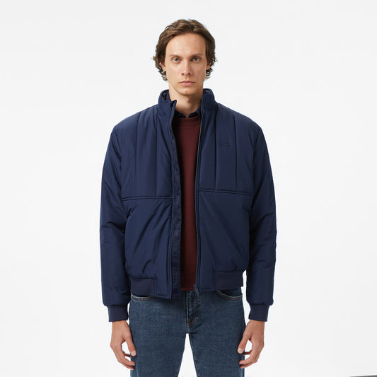 Lacoste Erkek Dik Yaka Lacivert Mont