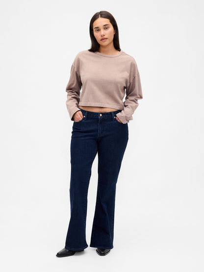 Lacivert Curvy Low Rise Long & Lean Jean Pantolon
