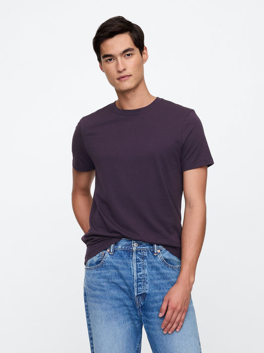Mor Everyday Soft Sıfır Yaka T-Shirt