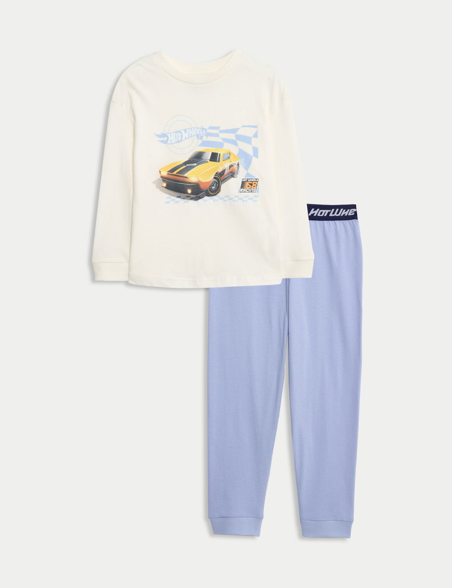 Saf Pamuklu Hot Wheels Pijama Takımı (2–8 Yaş)