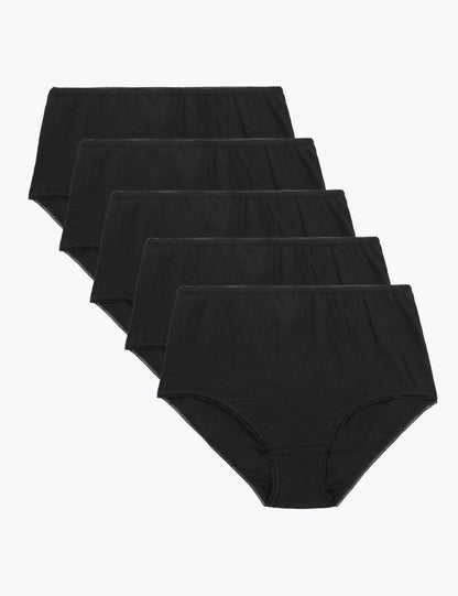 5'li Cotton Lycra:registered: Full Brief Külot Seti