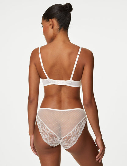 Aster Dantel Detaylı High Leg Külot