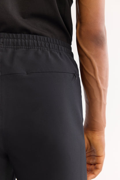 Siyah Flexi Baskılı Teknik Kumaş Eşofman Alt