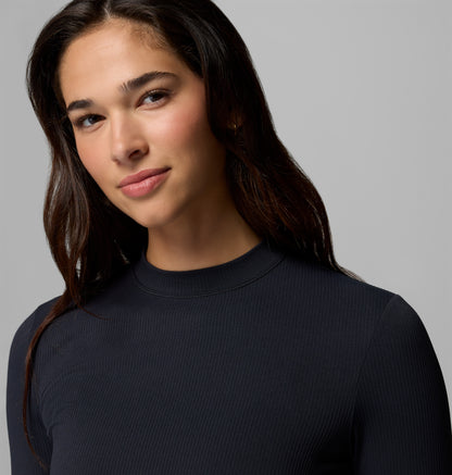 Pinetown Canyon Mockneck Kadın Teknik Uzun Kollu T-shirt