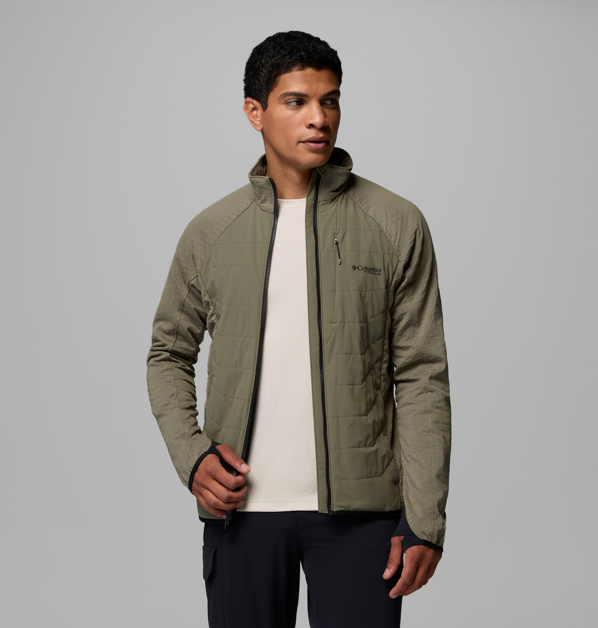 Arctic Crest Ii Hybrid Tam Fermuarlı Erkek Polar Üst