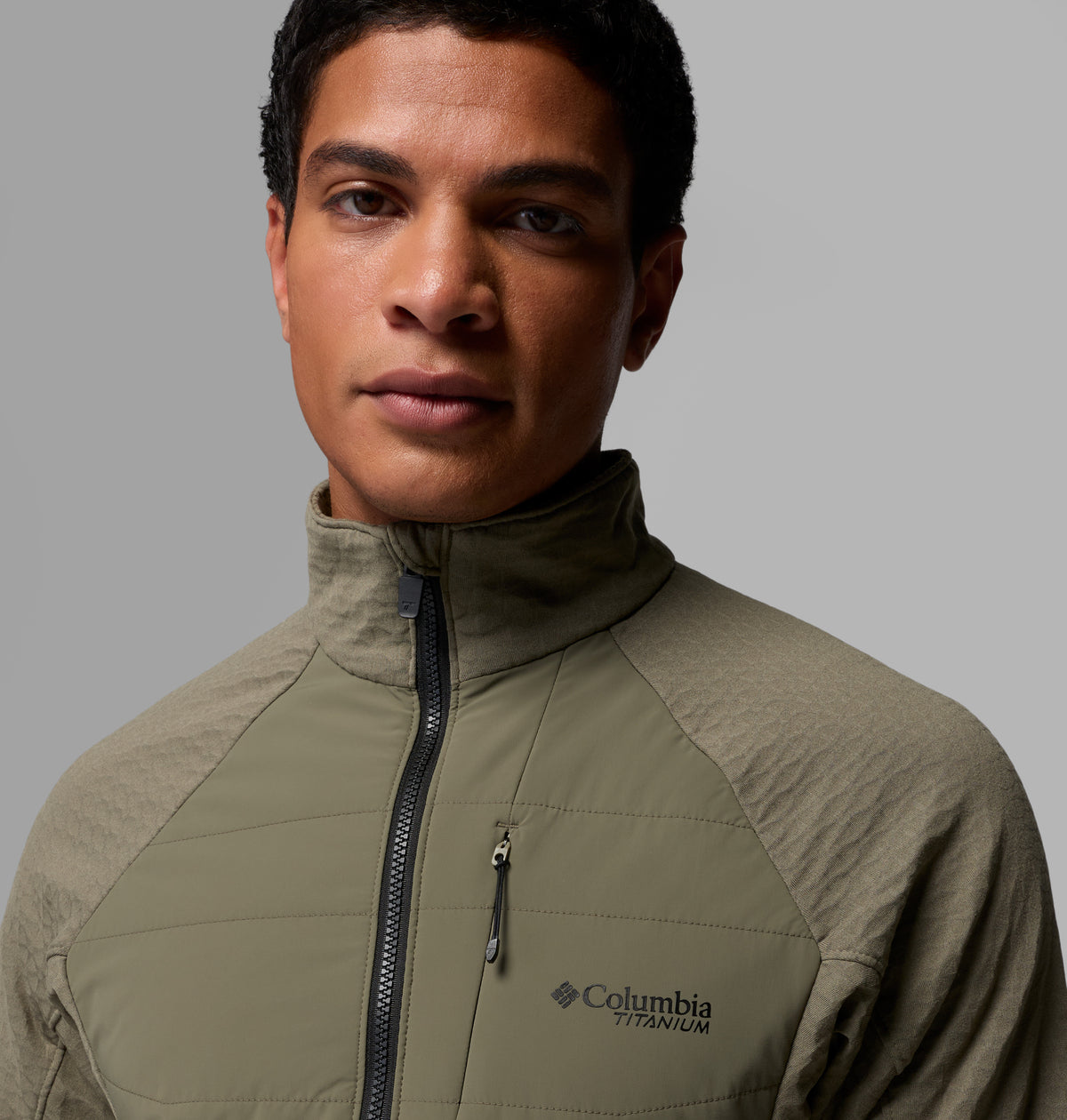 Arctic Crest Ii Hybrid Tam Fermuarlı Erkek Polar Üst