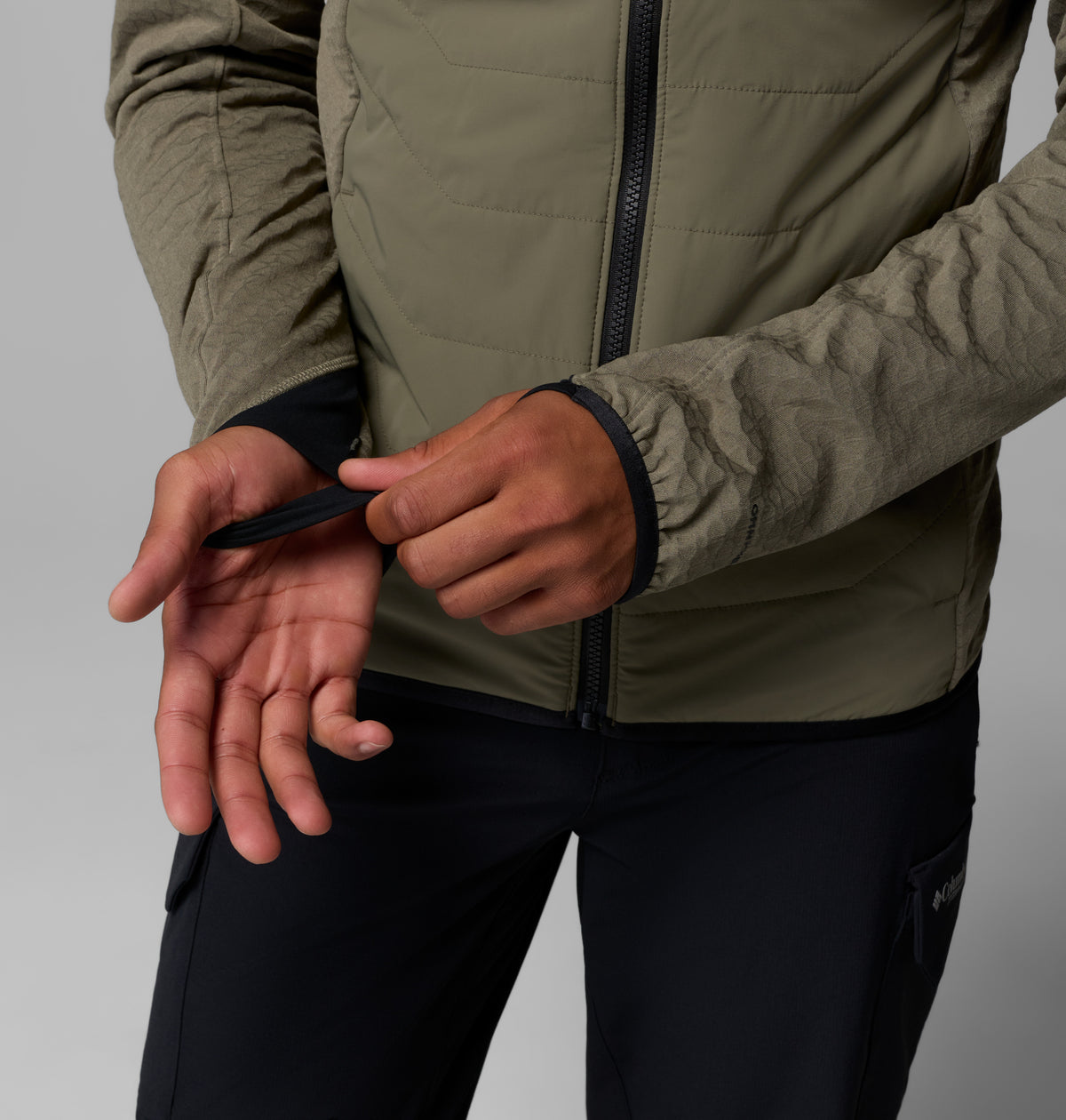 Arctic Crest Ii Hybrid Tam Fermuarlı Erkek Polar Üst